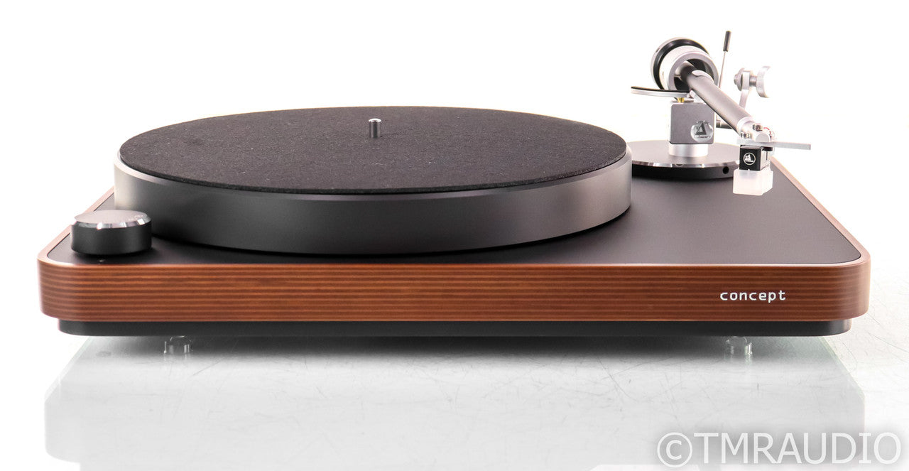 Clearaudio Concept Wood Turntable; Satisfy Black Tonearm; Concept MC (Open Box)