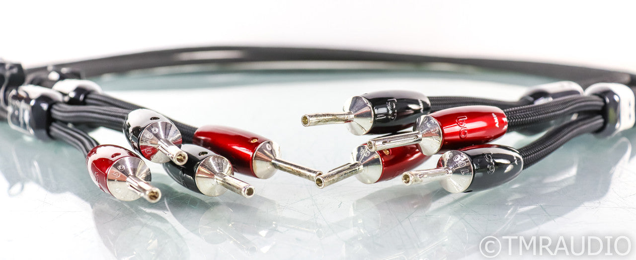 AudioQuest William Tell Silver Speaker Cables; 8ft Pair