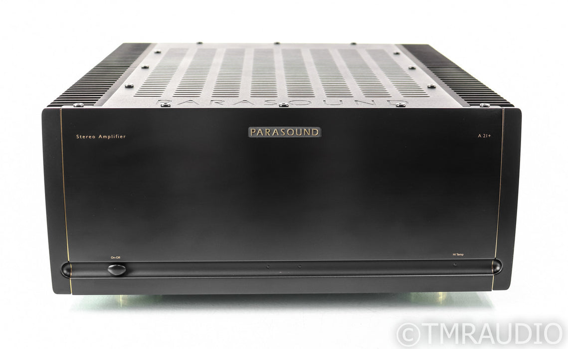 Parasound A 21+ Stereo Power Amplifier; A21 Plus; Black