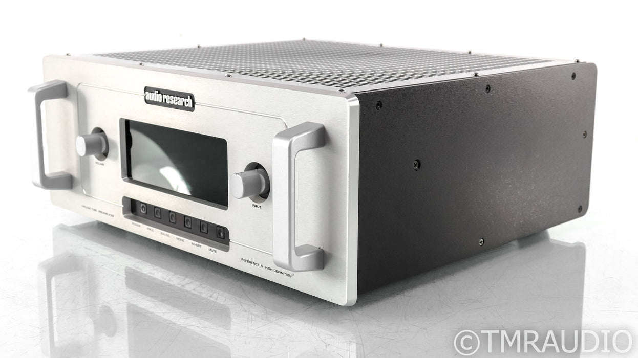 Audio Research Reference 5 Stereo Tube Preamplifier; Silver; Ref 5; Remote