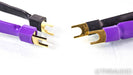 Analysis Plus Oval Nine Speaker Cables; 8ft Pair; Oval 9; Spades