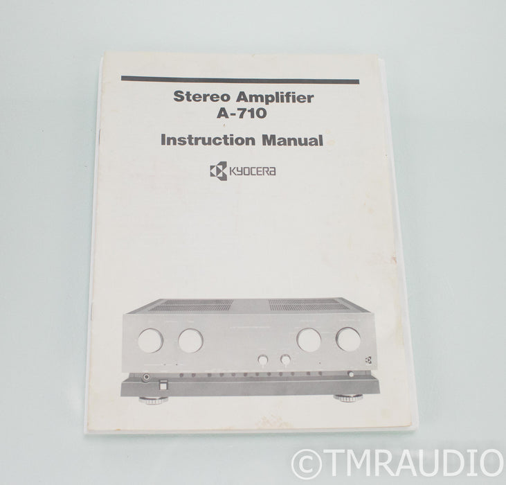 Kyocera A-710 Stereo Integrated Amplifier; A710