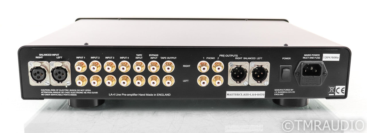 Sugden Audio Masterclass LA-4 Stereo Preamplifier; Remote