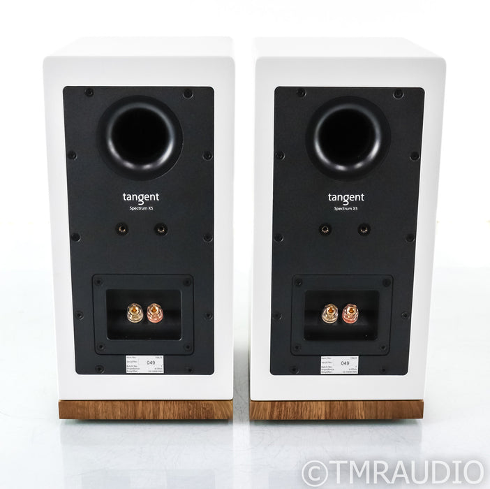 Tangent Spectrum X5 Bookshelf Speakers; Satin White Pair