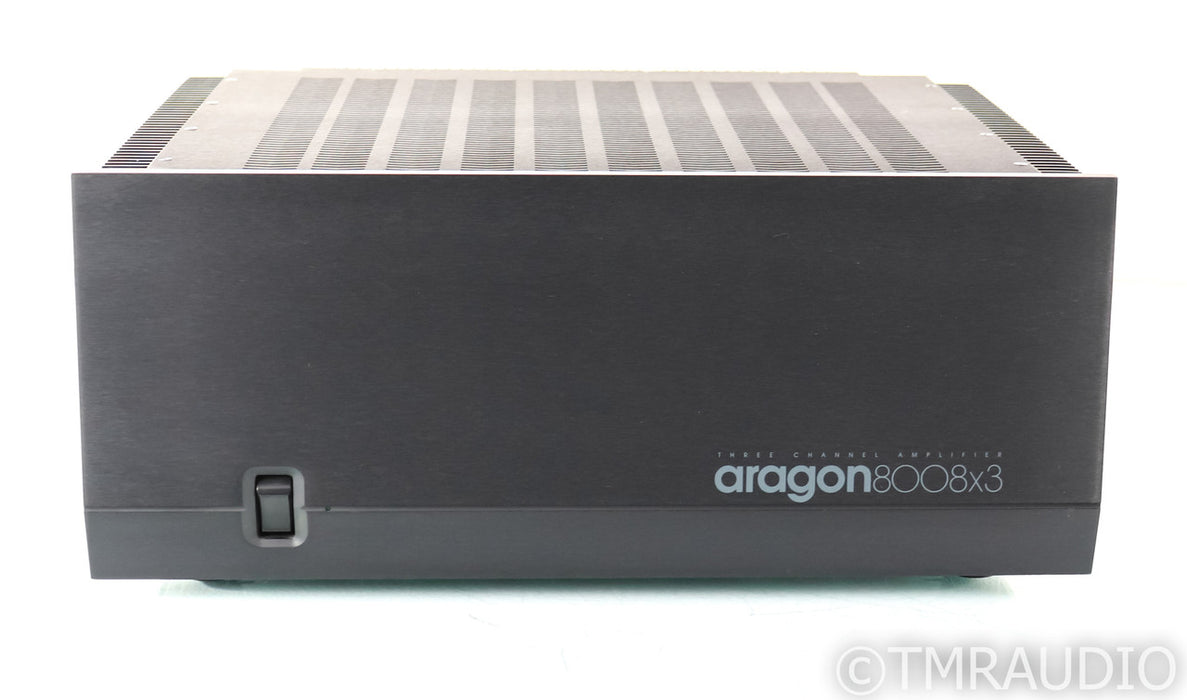 Aragon 8008x3 3 Channel Power Amplifier; 8008-X3; Black