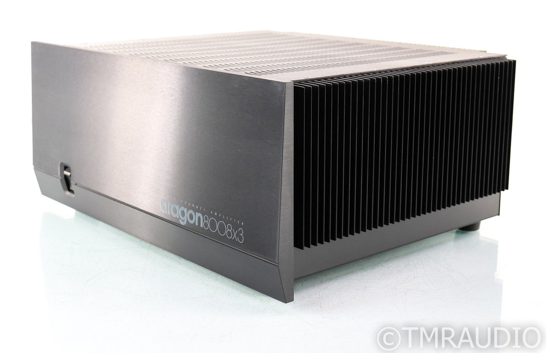 Aragon 8008x3 3 Channel Power Amplifier; 8008-X3; Black