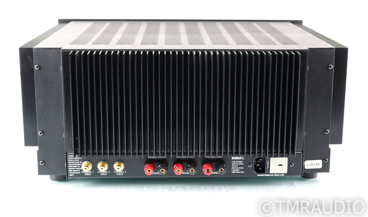 Aragon 8008x3 3 Channel Power Amplifier; 8008-X3; Black