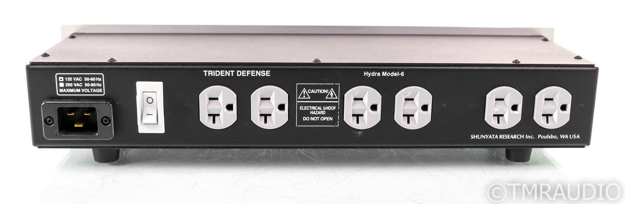 Shunyata Research Hydra Model 6 AC Power Line Conditioner; 20A; Silver