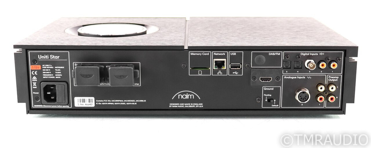 Naim Uniti Star Wireless Network Amplifier; DAC; Preamplifier; CD; Remote