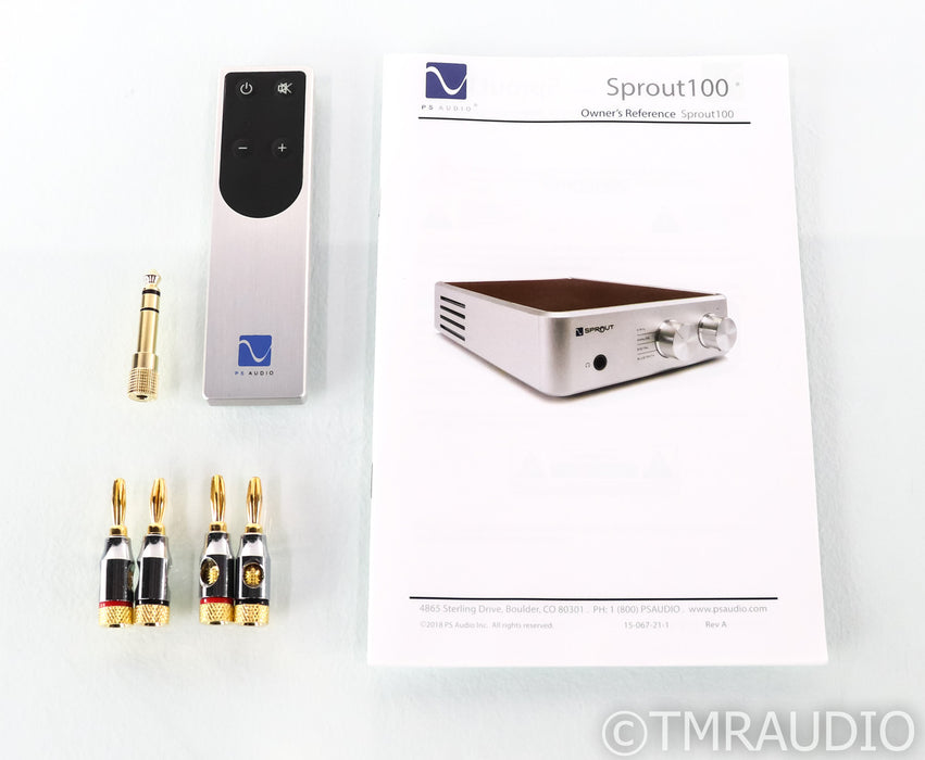 PS Audio Sprout 100 Stereo Integrated Amplifier; Bluetooth; Remote (Used)