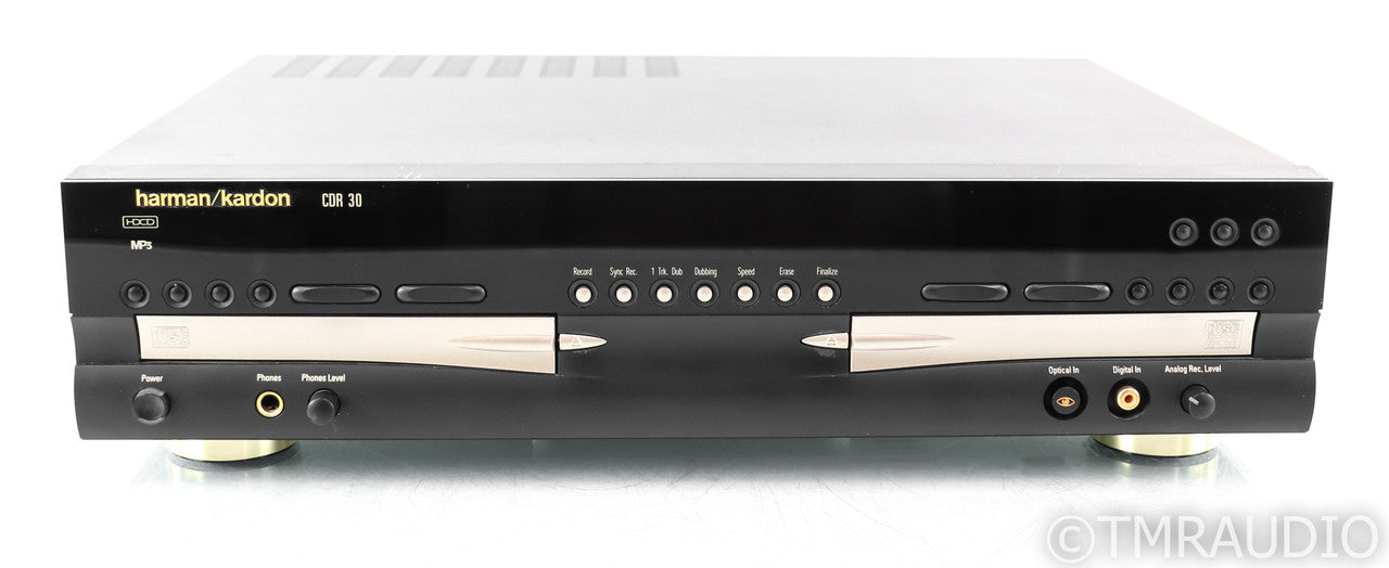Harman Kardon CDR 30 Dual Deck CD Player / Recorder; CDR30; HDCD; Remote