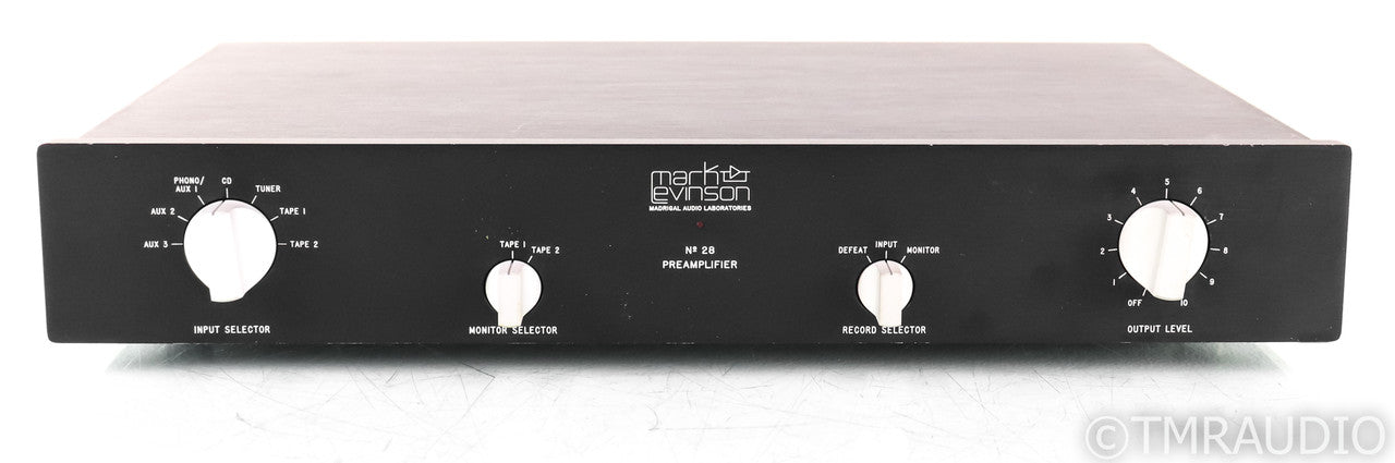 Mark Levinson No. 28 Stereo Preamplifier; No.28; Black