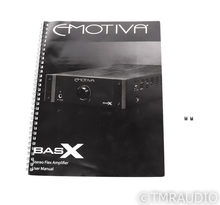 Emotiva basX A-100 Stereo Power Amplifier; A100