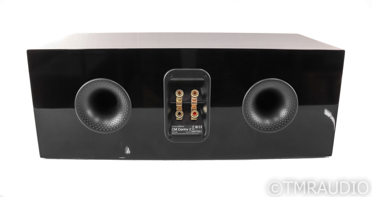 B&W CM Centre 2 Center Channel Speaker; Piano Black; CMC2