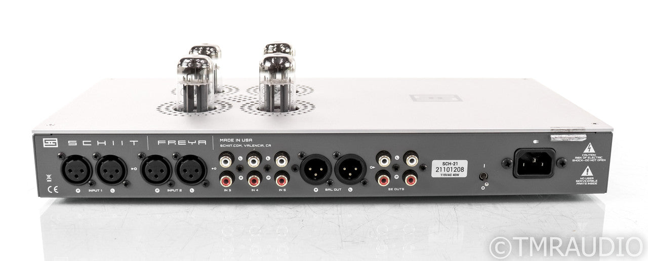 Schiit Freya Stereo Tube Preamplifier; Silver; Remote