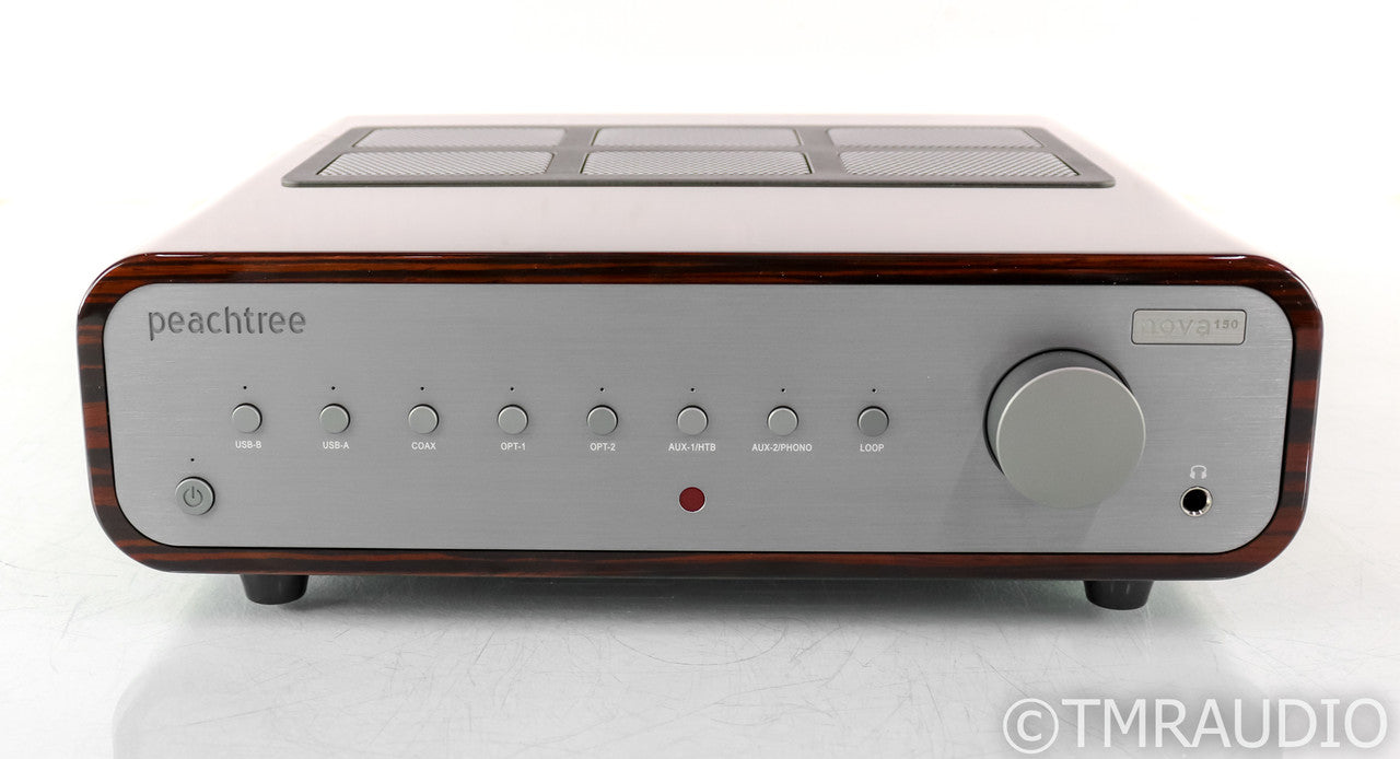 Peachtree Nova 150 Stereo Integrated Amplifier; Ebony Mocha; Remote; MM Phono