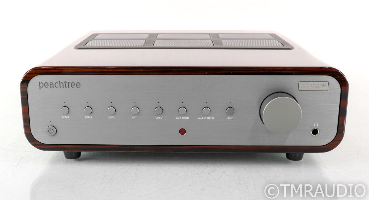 Peachtree Nova 150 Stereo Integrated Amplifier; Ebony Mocha; Remote; MM Phono