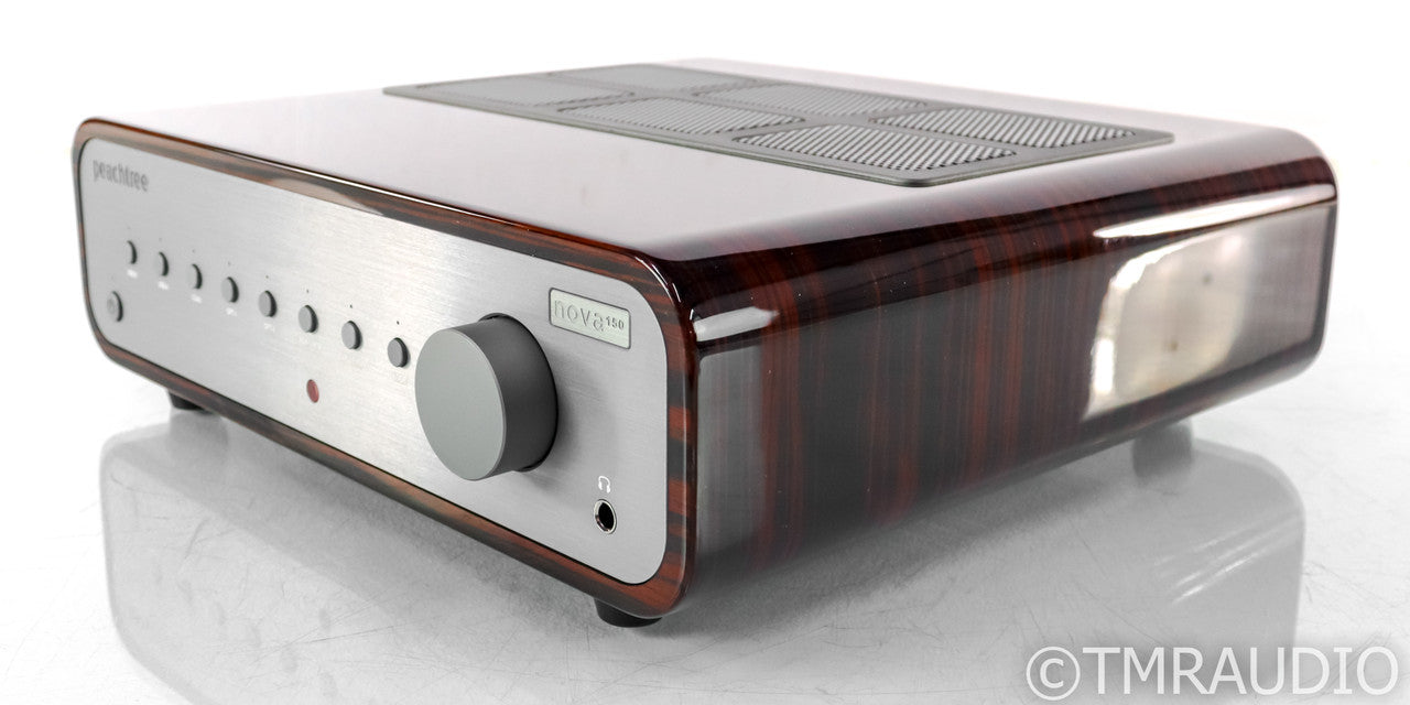 Peachtree Nova 150 Stereo Integrated Amplifier; Ebony Mocha; Remote; MM Phono