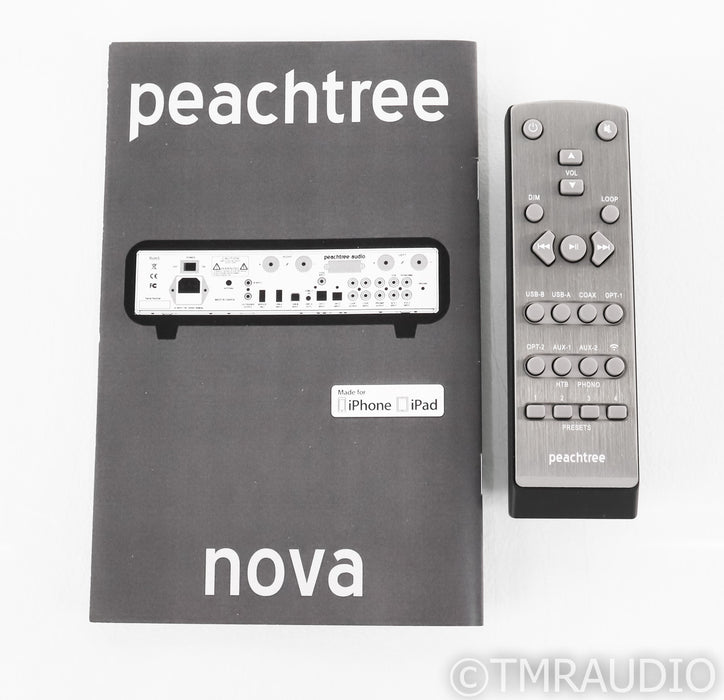 Peachtree Nova 150 Stereo Integrated Amplifier; Ebony Mocha; Remote; MM Phono