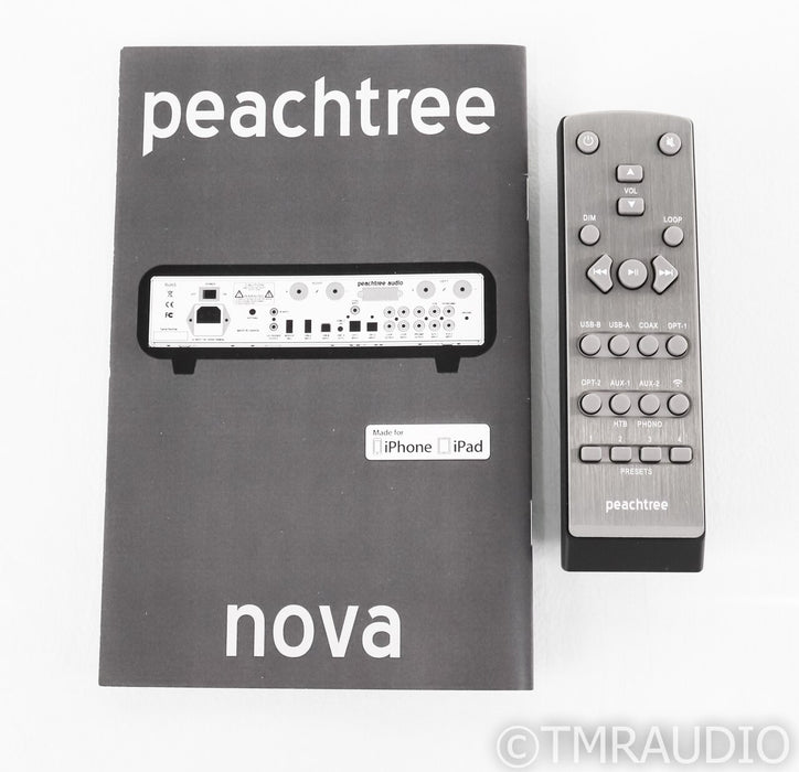 Peachtree Nova 150 Stereo Integrated Amplifier; Ebony Mocha; Remote; MM Phono