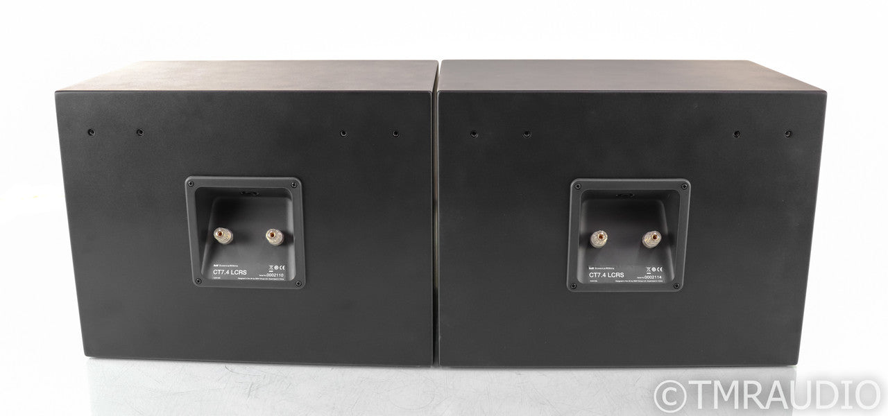 B&W CT7.4LCRS Bookshelf Speakers