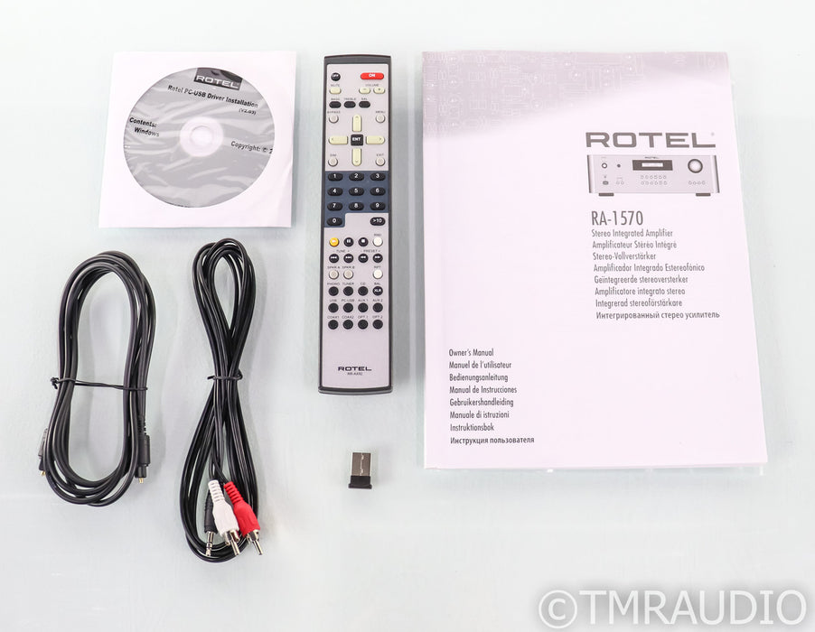 Rotel RA-1570 Stereo Integrated Amplifier; RA1570; MM Phono; Remote
