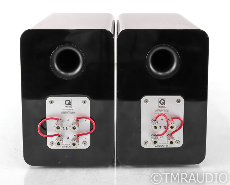 Q Acoustics Concept 20 Bookshelf Speakers; Gloss Black Pair