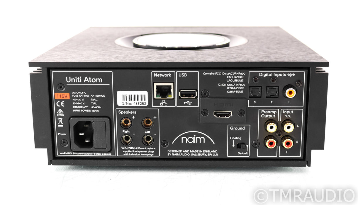 Naim Uniti Atom Stereo Integrated Amplifier; Network; Bluetooth; Remote