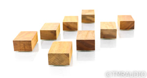 Cardas Audio Myrtlewood Blocks; Golden Cuboids; Large; Set of 8