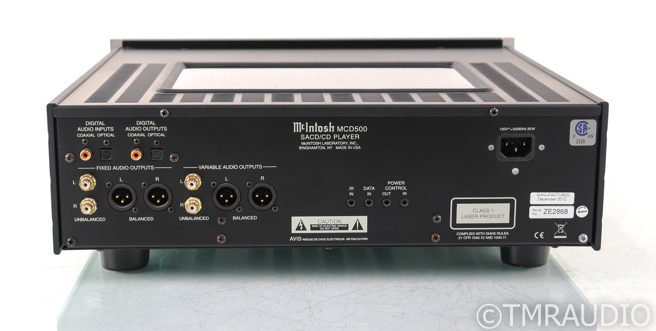 McIntosh MCD500 SACD / CD Player; MCD-500; Remote