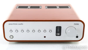 Peachtree Nova Stereo Tube Hybrid Integrated Amplifier; Cherry; DAC; USB; Remote