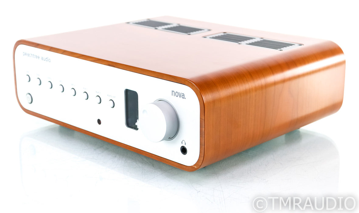Peachtree Nova Stereo Tube Hybrid Integrated Amplifier; Cherry; DAC; USB; Remote