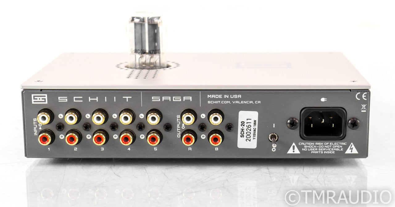 Schiit Saga Stereo Tube Hybrid Preamplifier; Extra Tubes; Remote