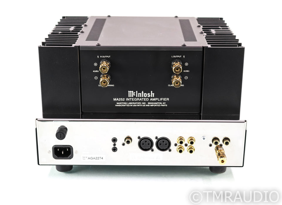 McIntosh MA252 Stereo Tube Hybrid Integrated Amplifier; MA-252; MM Phono; Remote