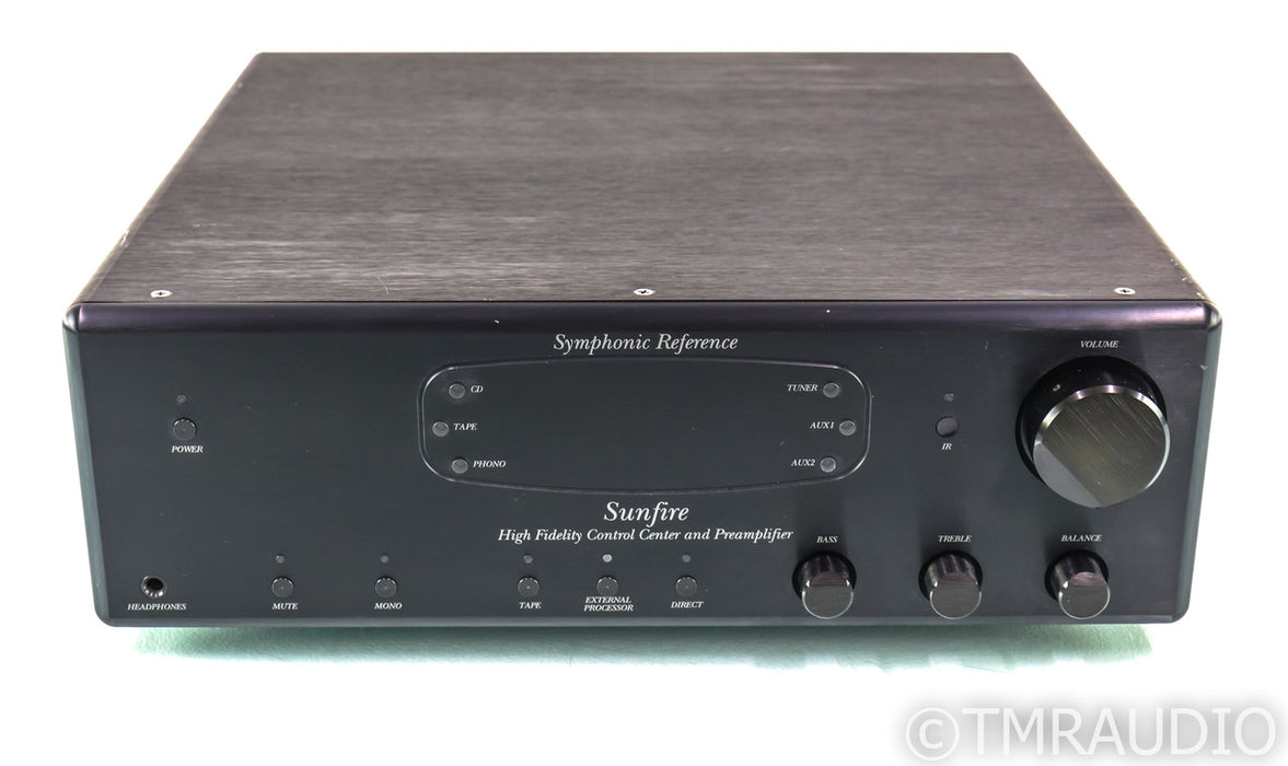 Sunfire Symphonic Reference Preamplifier; MM/MC Phono; Bob Carver; Remote