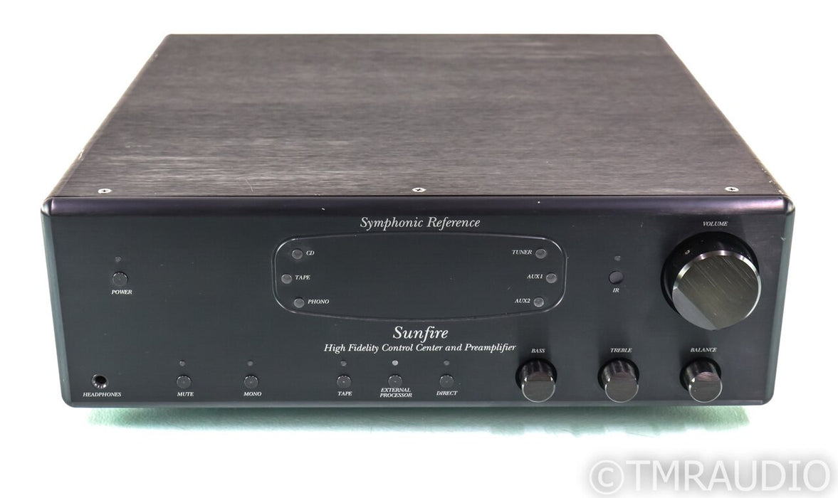 Sunfire Symphonic Reference Preamplifier; MM/MC Phono; Bob Carver; Remote