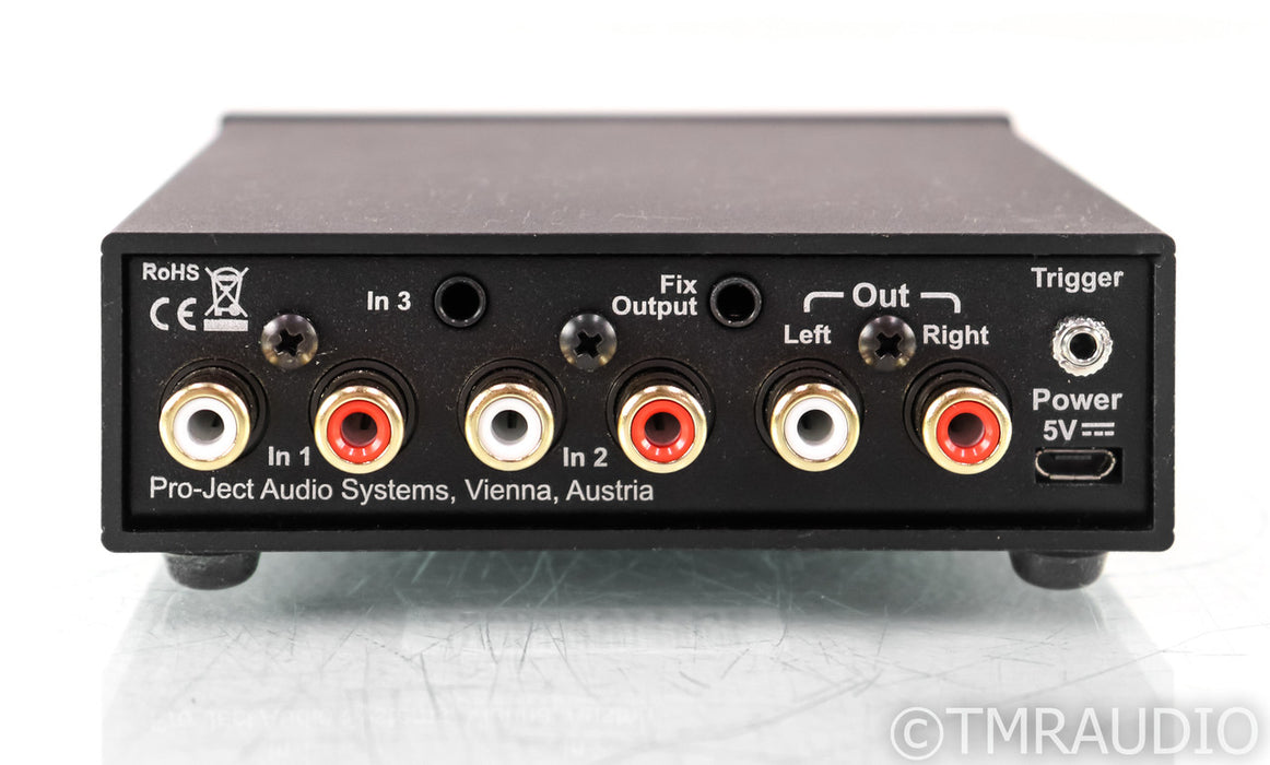 Pro-Ject S2 Analogue Stereo Preamplifier; Black; Remote