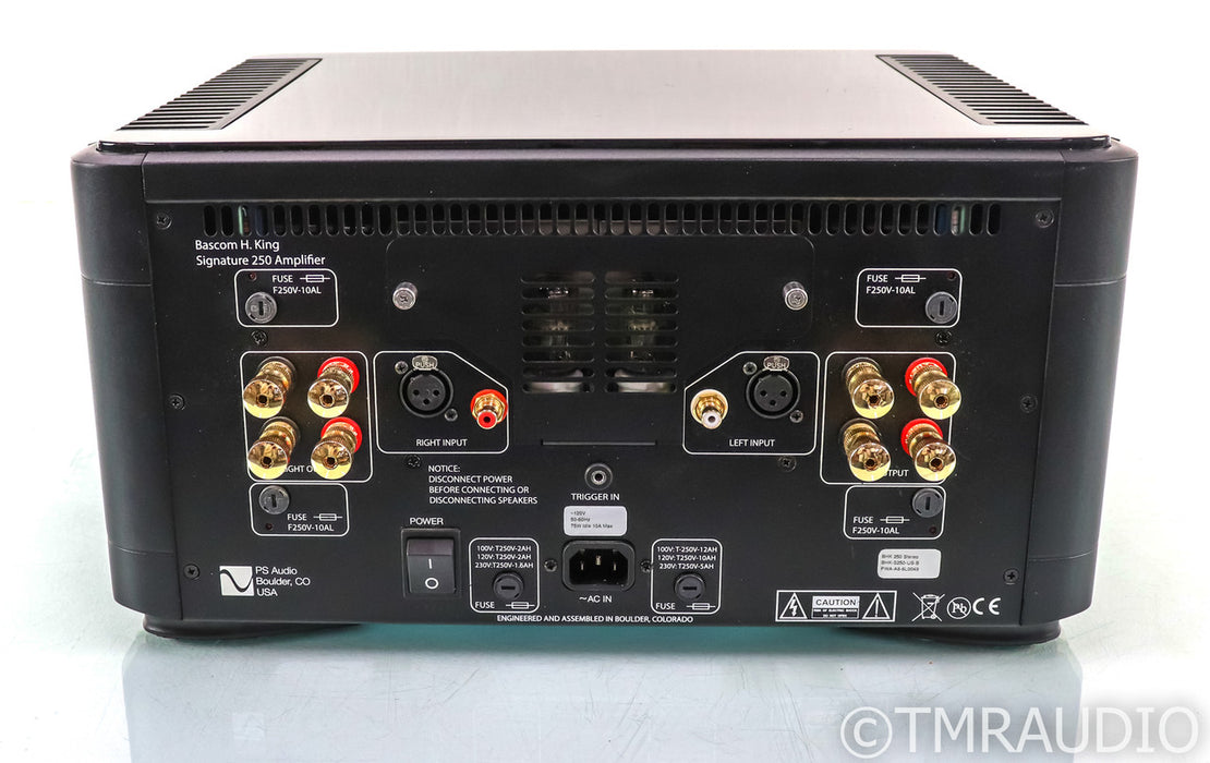 PS Audio BHK 250 Stereo Tube Hybrid Amplifier; Tungsram Tubes (Used)