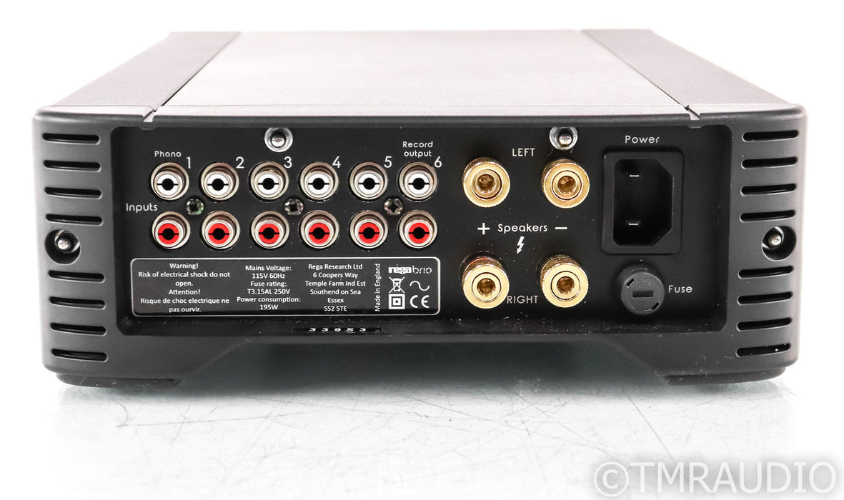Rega Brio Stereo Integrated Amplifier; MM Phono; Remote