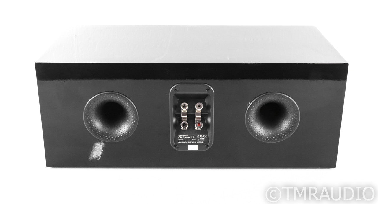 B&W CM Centre 2 S2 Center Channel Speaker; Gloss Black; CMC2 S2