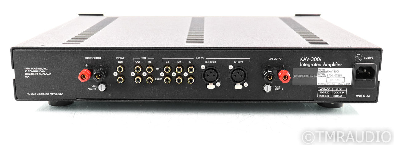 Krell KAV-300i Stereo Integrated Amplifier; KAV300i (No Remote)
