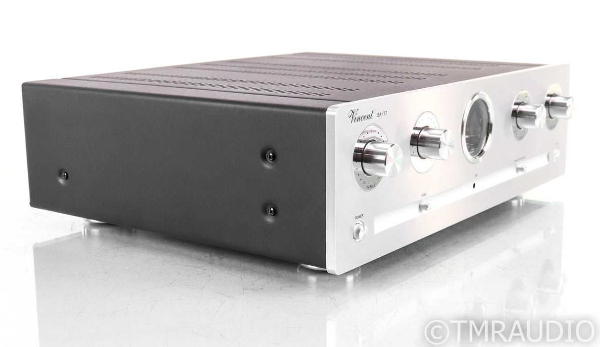 Vincent SA-T7 Stereo Tube Preamplifier; SA T7; Silver; Blohbaum System