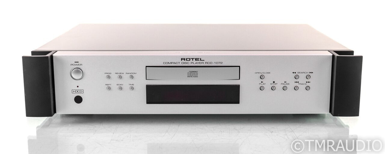 Rotel RCD-1072 CD Player; RCD1072; Remote; HDCD; Silver