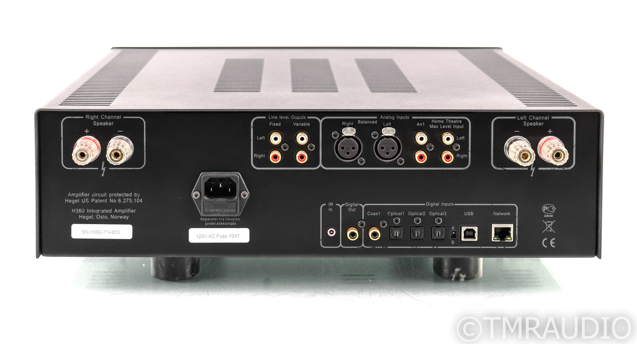 Hegel H360 Stereo Integrated Amplifier; H-360; Remote