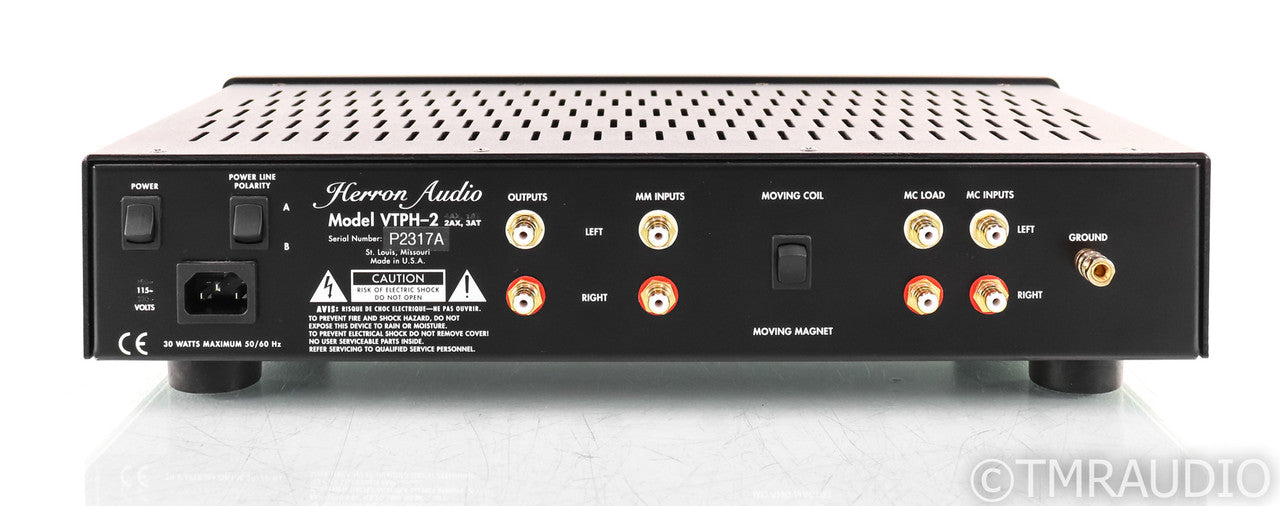 Herron Audio VTPH-2A MM / MC Tube Phono Preamplifier; VTPH2A; Black