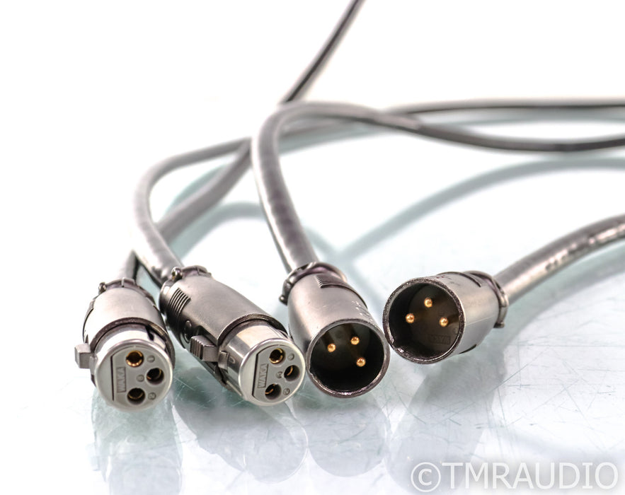 AudioQuest AudioTruth Diamond Hyperlitz XLR Cables; 1.6m Pair Interconnects