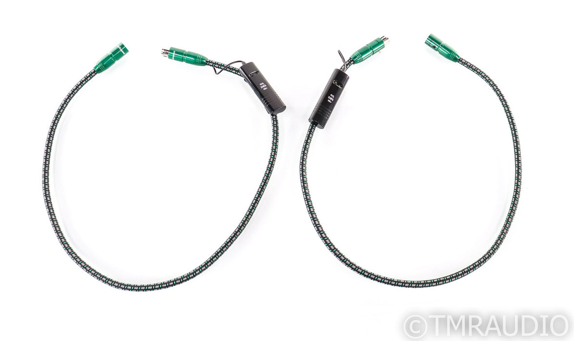 AudioQuest Columbia XLR Cables; 1m Pair Interconnects; 48v DBS