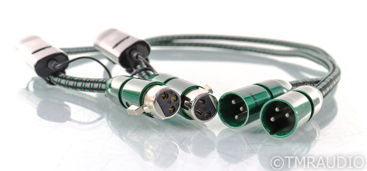 AudioQuest Columbia XLR Cables; 1m Pair Interconnects; 48v DBS
