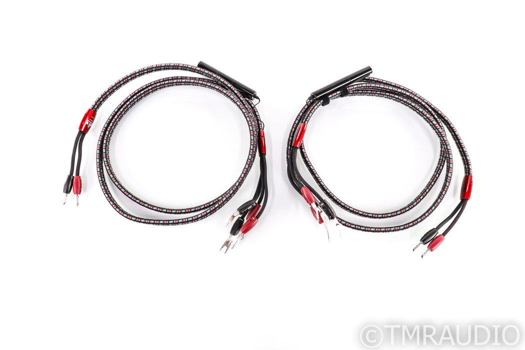 AudioQuest Rockefeller Bi-Wire Speaker Cables; 8ft Pair; 72v DBS