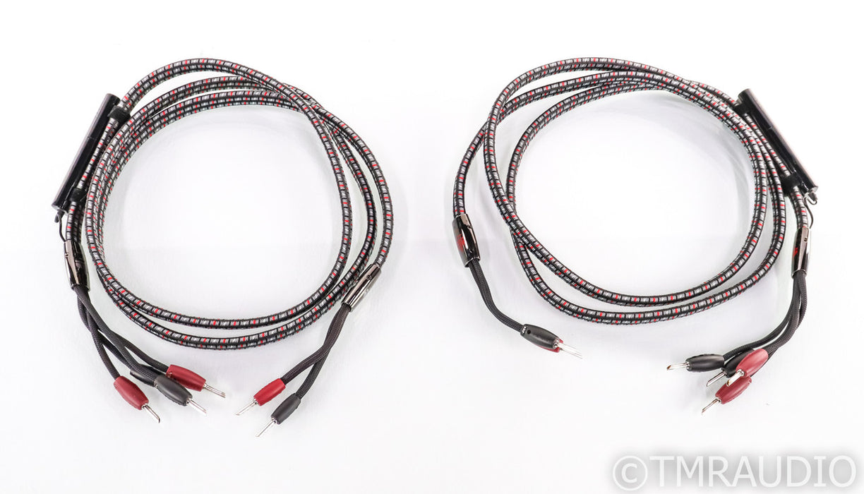 AudioQuest Rockefeller Bi-Wire Speaker Cables; 8ft Pair; 72v DBS (1/3)